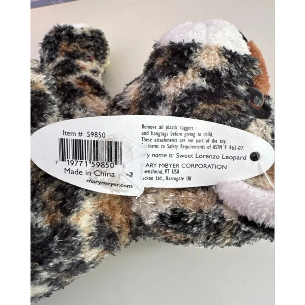 Mary Meyer‎ Sweet Rascals Sweet Lorenzo Leopard Plush Stuffed Animal 59850 7